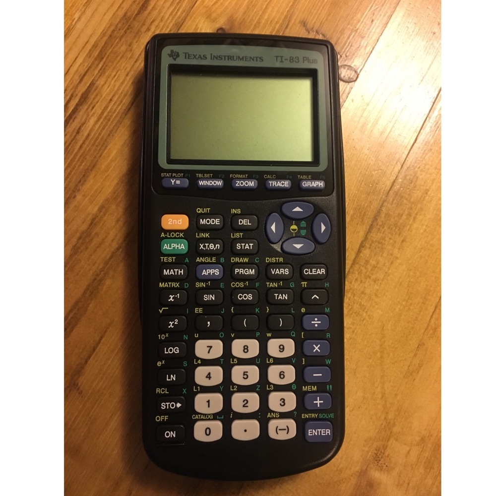 TI 83 Plus Graphing Calculator